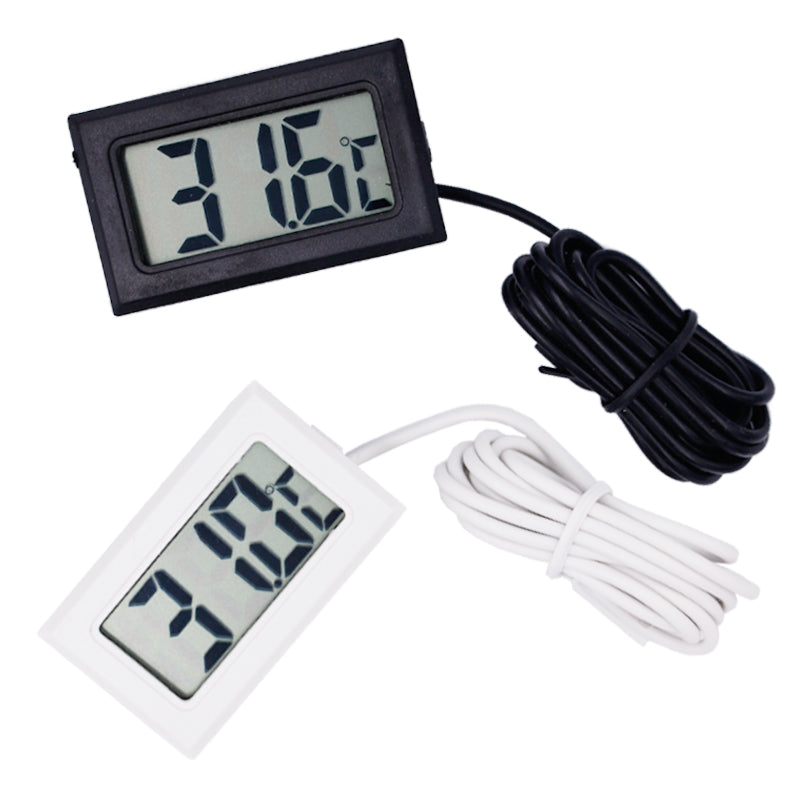 Voiture LCD Numérique Clip Thermomètre Horloge Numérique LED
