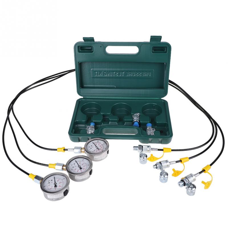 Kit de test de pression hydraulique 250/400 / 600bar kit de jauge  hydraulique testeur hydraulique, professionnel et professionnel durable