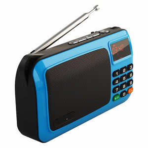 Radio portable FM avec lecteur TF Card  et USB pour  PC iPod Phone