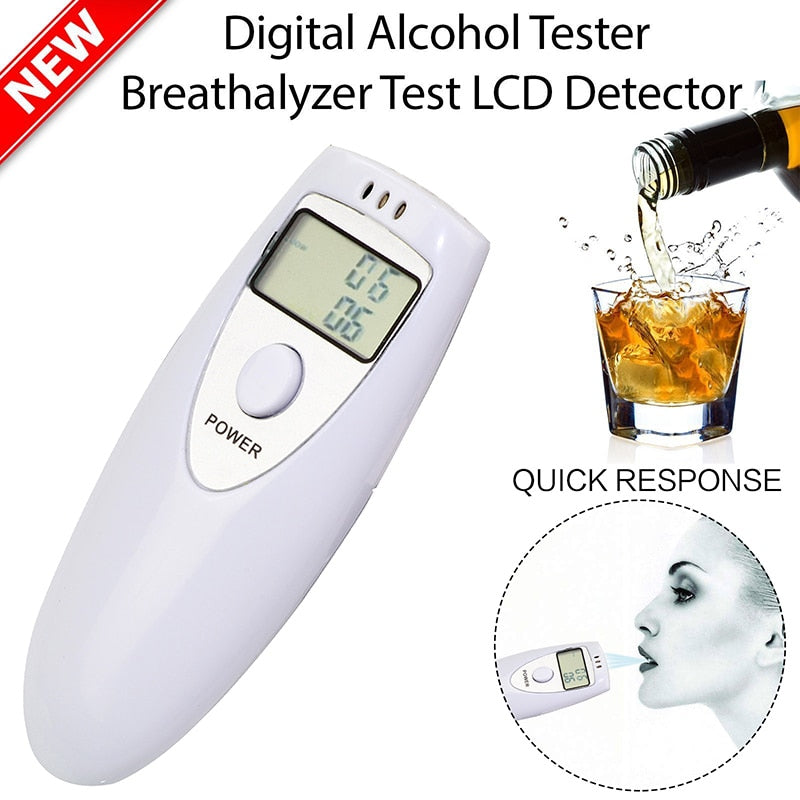 2019 Free shipping Ethylotest Digital Ecran avec embouts ethylometre  testeur alcool,Digital Breath Alcohol Tester Breathalyze
