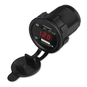 waterproof universal car charger usb vehicle dual double USB
