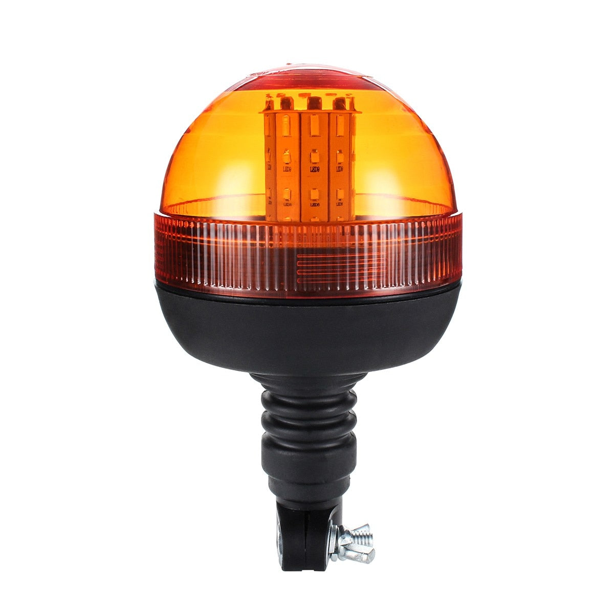 Feu de pénétration signalisation flash 12/24V 12W à 4 LED - orange