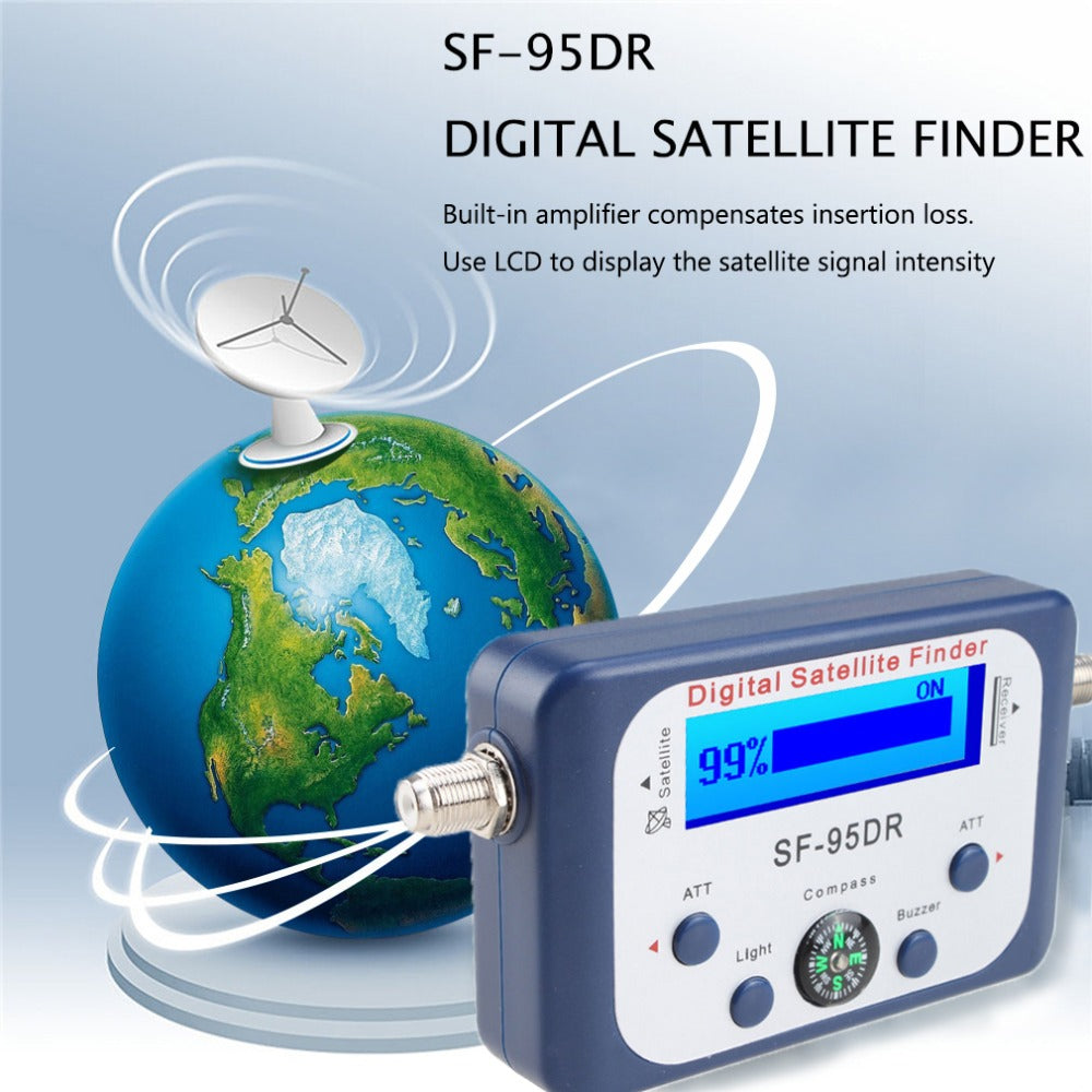 Pointeur de satellite 950-2150 MHZ affichage numérique écran LCD SATFI –  MILENA SPB